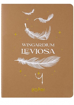 Zeszyt Moleskine Harry Potter Wingardium Leviosa (XL bardzo duży 19x25) w Linie Kraftowy Fluorescencyjny Miękka oprawa (Moleskine Cahier Harry Potter Wingardium Leviosa with glow effect Ruled Extra Large Soft Cover) - 8056999272173